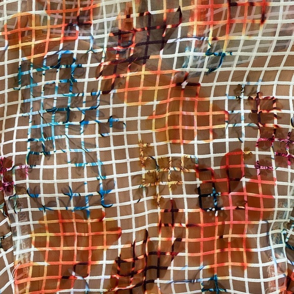 Floral Grid Dress - Picture 3 of 4